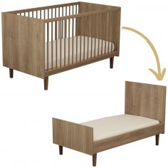 Lit évolutif Little Big Bed Mokka (70 x 140 cm) - Sauthon mobilier
