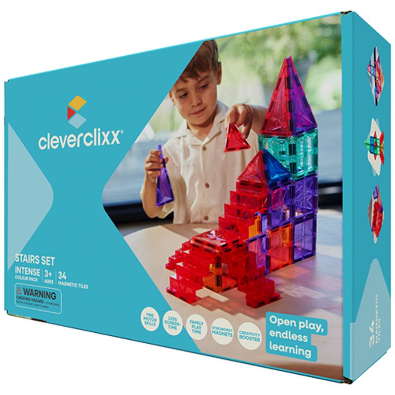 Extension escaliers magnétiques Intense (34 pièces) Cleverclixx Packaging 1