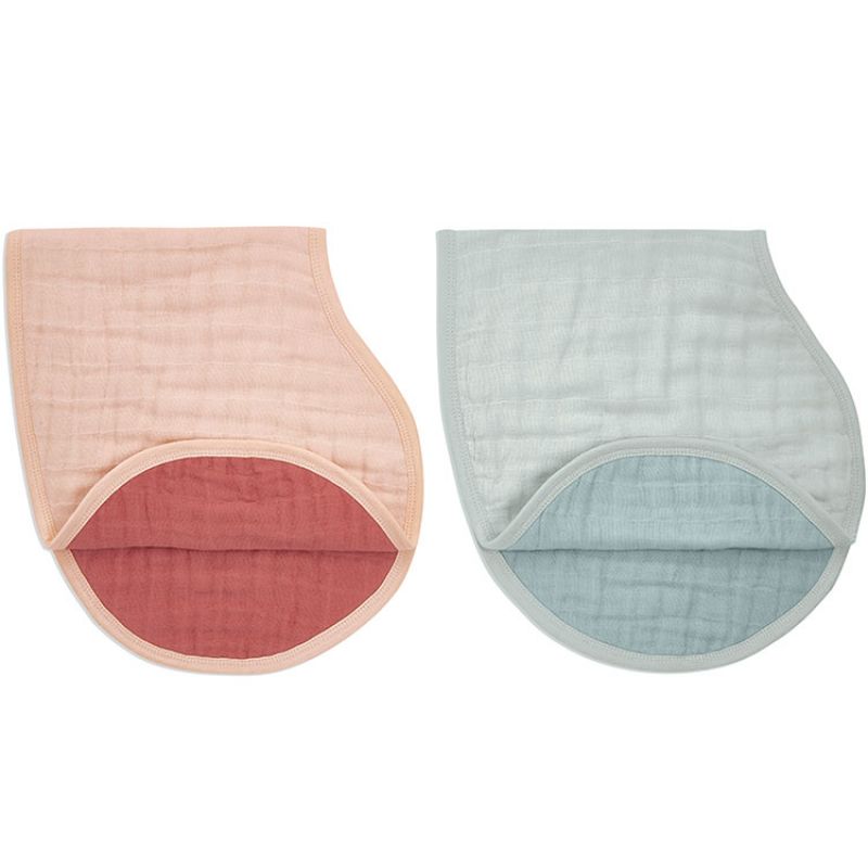 Lot de 2 bavoirs protection d'épaules en coton bio Mother Earth aden + anais
