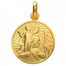 Médaille Saint Christophe (or jaune 750°)  par Monnaie de Paris
