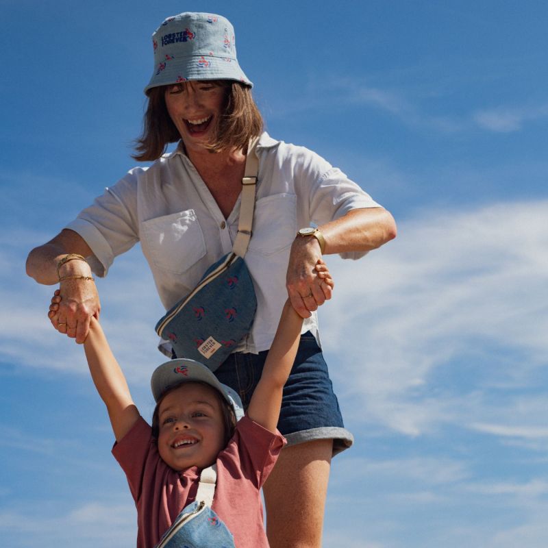 Casquette enfant Lobster Forever Denim (9-24 mois) Chamaye Ambiance 2