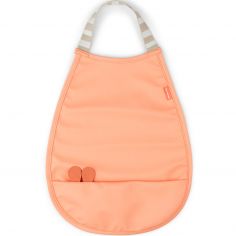 Bavoir élastique Raffi Corail - Done by Deer