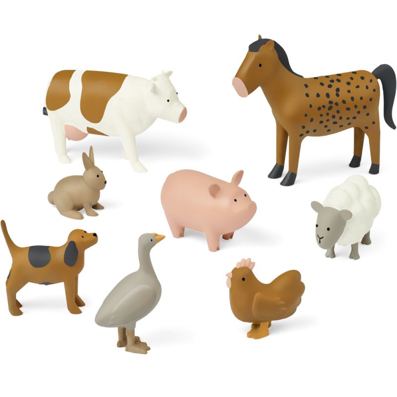 Lot de 8 animaux de la ferme Cole Liewood