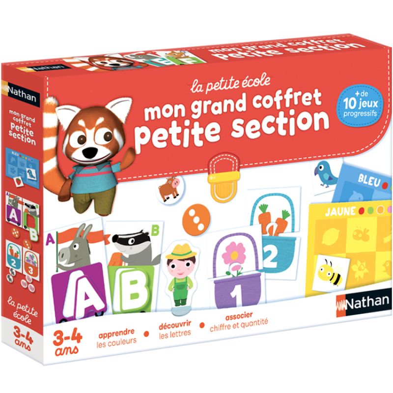Coffret de jeux Mon grand coffret petite section Nathan