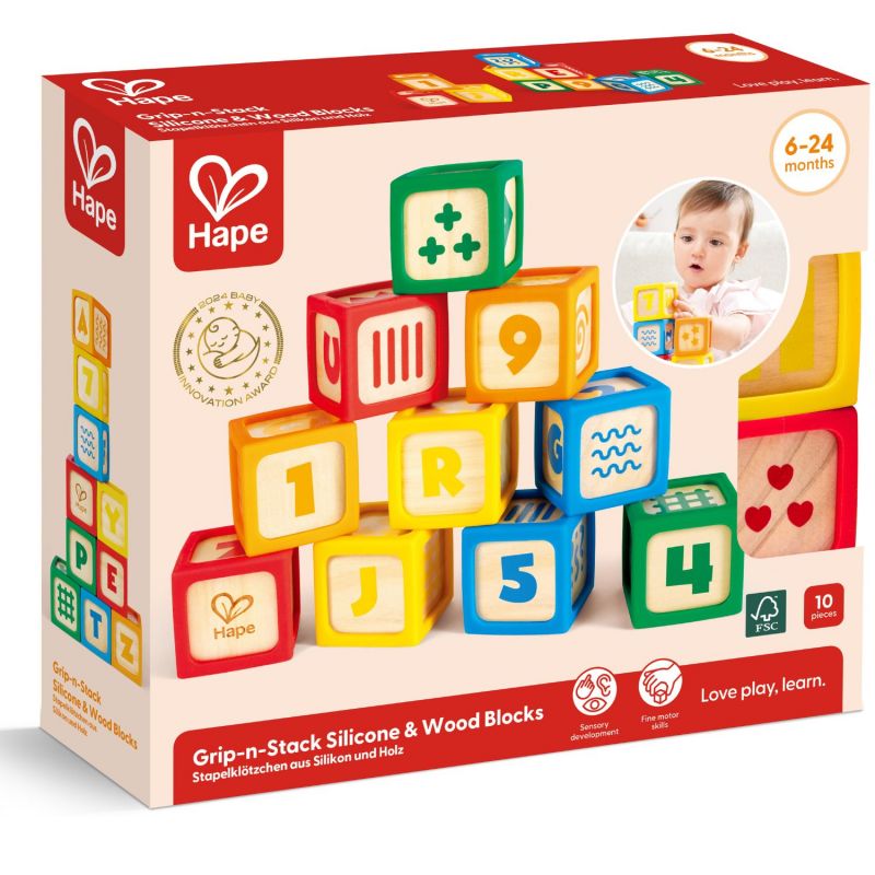 Mes petits blocs (10 pièces) Hape Packaging 9