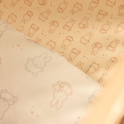 Drap housse en jersey Miffy Moments Light Terra (60 x 120 cm)