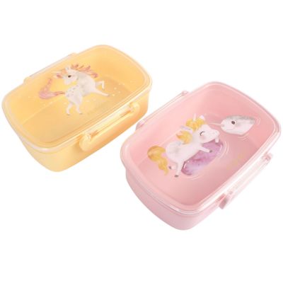 Lot de 2 lunch box La plage des licornes