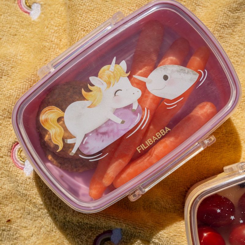 Lot de 2 lunch box La plage des licornes Filibabba Ambiance 3