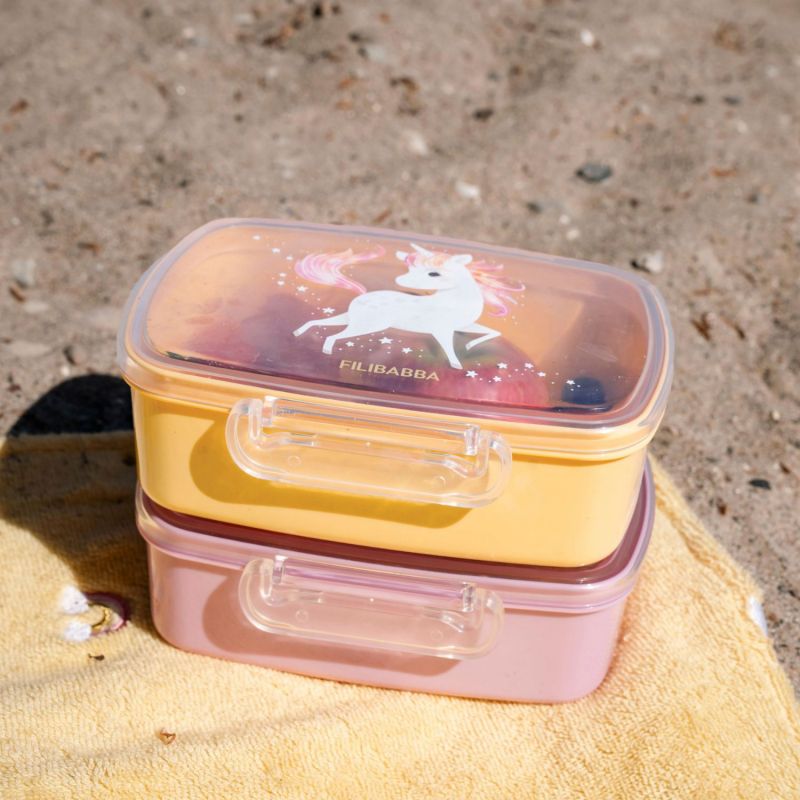 Lot de 2 lunch box La plage des licornes Filibabba Ambiance 5