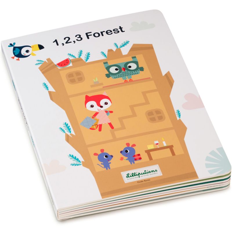 Mon premier livre puzzle 1,2,3 Forêt Lilliputiens