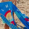 Serviette de plage 2 en 1 Phare Bleu (180 x 100 cm) Quut Ambiance 4
