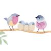 Stickers Easy oiseaux (30 x 30 cm)  par Mimi'lou