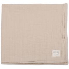 Couverture en mousseline Eco Mum Apricot - Walking Mum