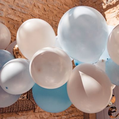 Kit arche 57 ballons - Babyblue - Jour de Fête - Accessoires