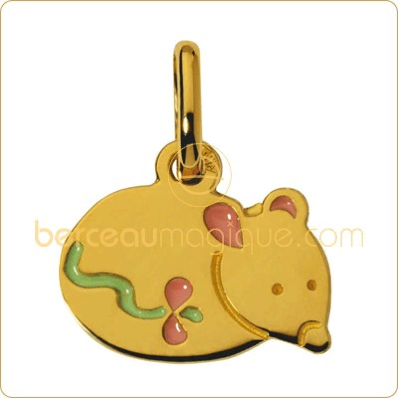 Pendentif Souris (or jaune) Maison Augis