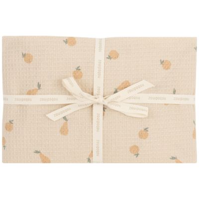 Housse de matelas à langer en nid d'abeille Opera Fruits