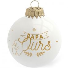 Boule de Noël Papa Ours  par Baubels