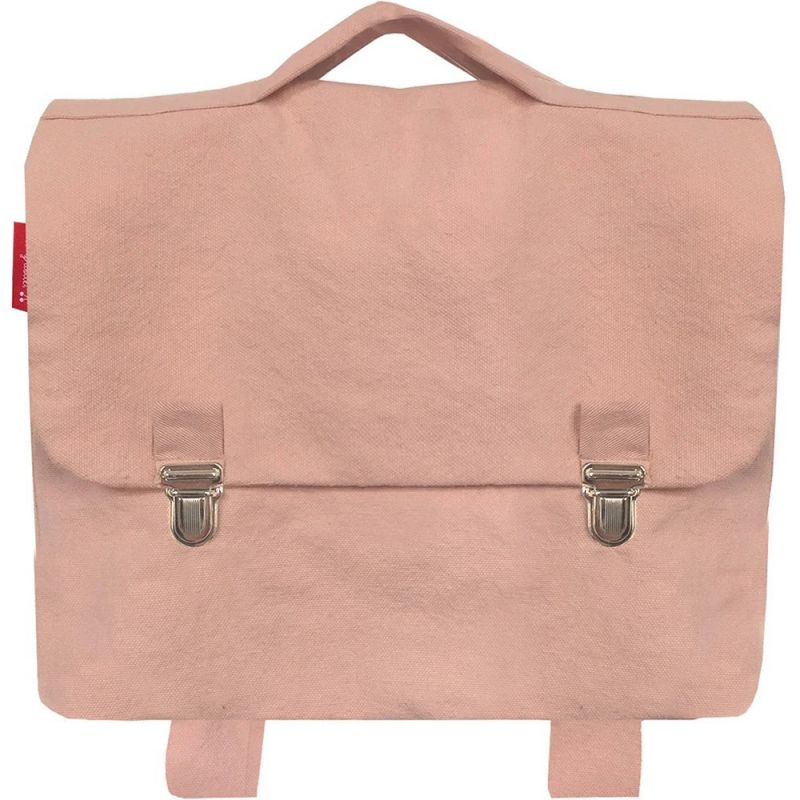 Cartable maternelle 33 cm rose poudré (personnalisable) Les Griottes Produit 3