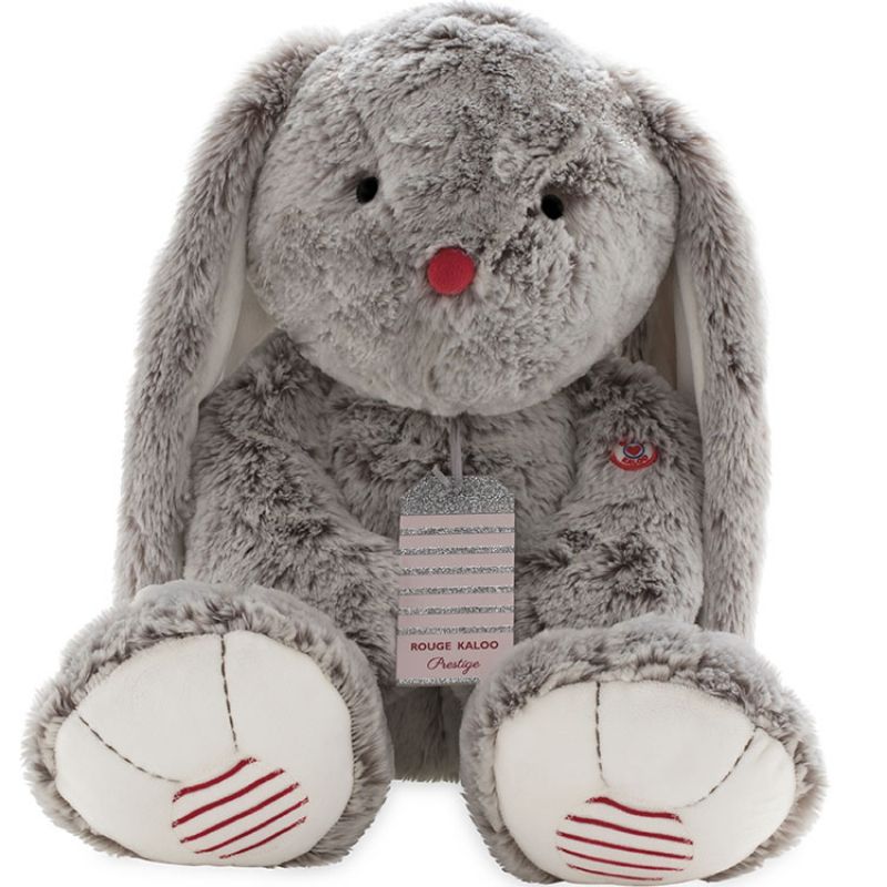 Peluche lapin Rouge Kaloo prestige grise (55 cm) Kaloo