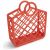 Variation Rouge Corail du produit Panier de plage en silicone Rouge Corail de la marque Filibabba