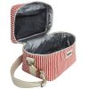 Lunch bag isotherme Igor Rayures Fines Rouge Hindbag Produit ouvert 4