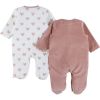 Lot de 2 pyjamas Velours Mon cœur (3 mois) Noukie's Produit 3