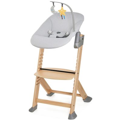 Chaise haute évolutive Enock avec transat Calmee Grey