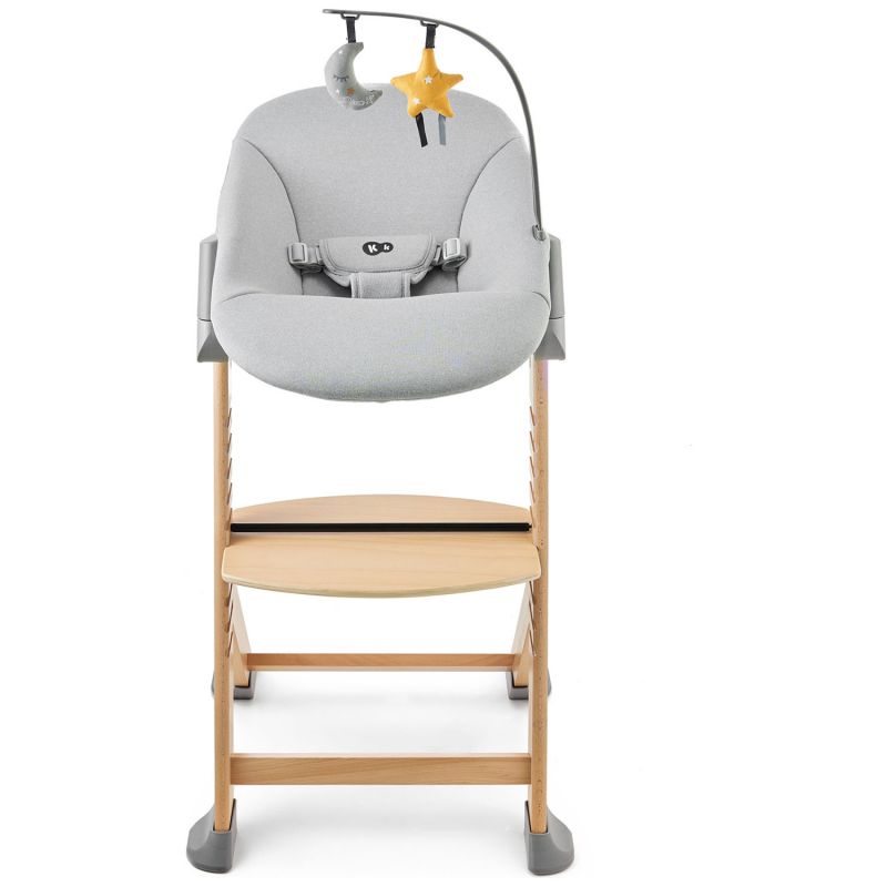 Chaise haute évolutive Enock avec transat Calmee Grey Kinderkraft Produit 3