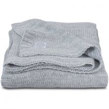 Couverture Melange knit grise (100 x 150 cm)  par Jollein