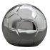 Petite tirelire ballon de football personnalisable (métal argenté) - Daniel Crégut