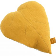 Coussin décoratif jaune topaze Promenons-nous - Sauthon