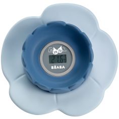 Thermomètre de bain Lotus bleu