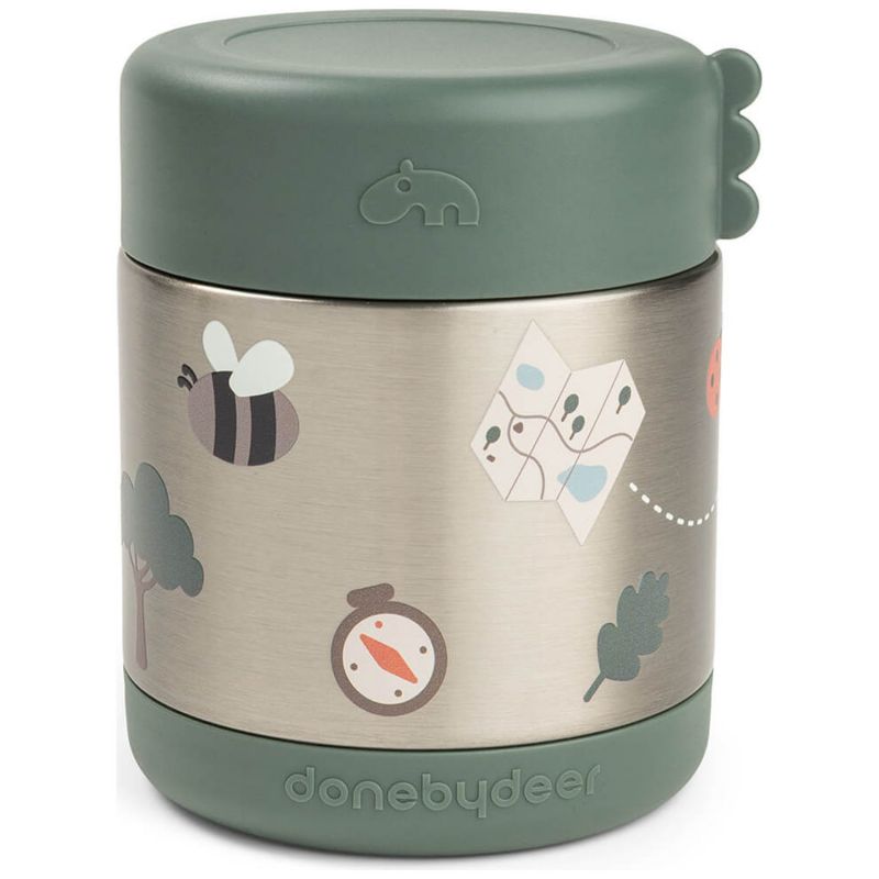 Boîte repas isotherme Tiny trails Vert 300 ml Done by Deer Produit 2