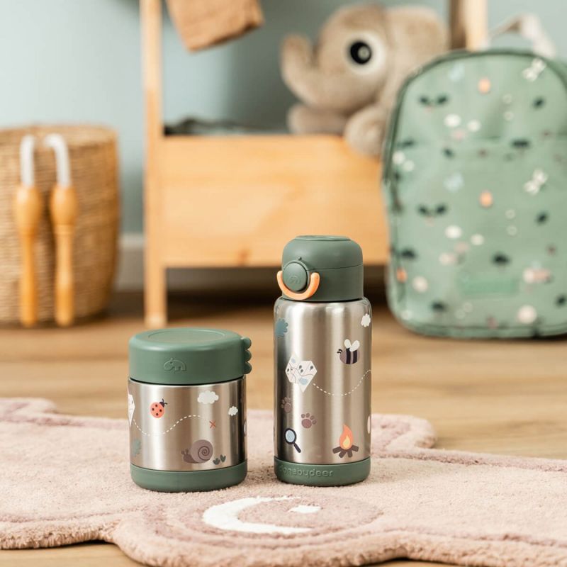 Thermos isotherme Tiny trails Vert (300 ml) Done by Deer Ambiance 6