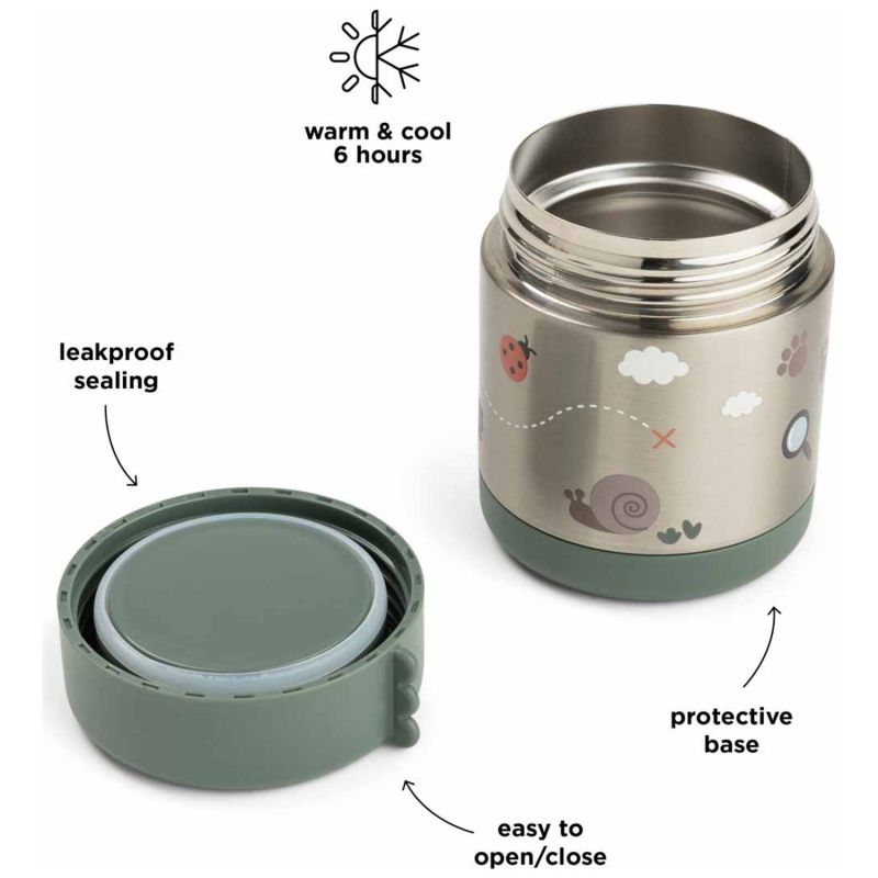 Thermos isotherme Tiny trails Vert (300 ml) Done by Deer Produit 7