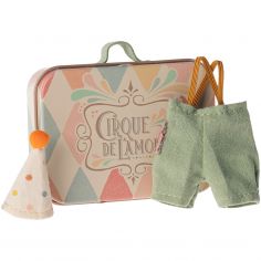 Tenue de clown et sa valisette Petit Frère Souris - Maileg