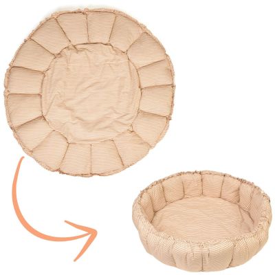 Tapis de jeu 3 en 1 Organic Coco Stripes Brown