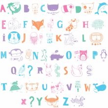 Assortiment de lettres pour lightbox ABC pastel  par A Little Lovely Company
