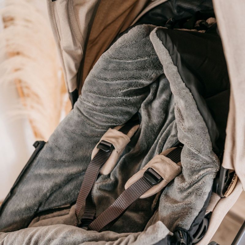 Chancelière thermique AKIKO kaki et camel  pour poussette Kaiser Ambiance 3