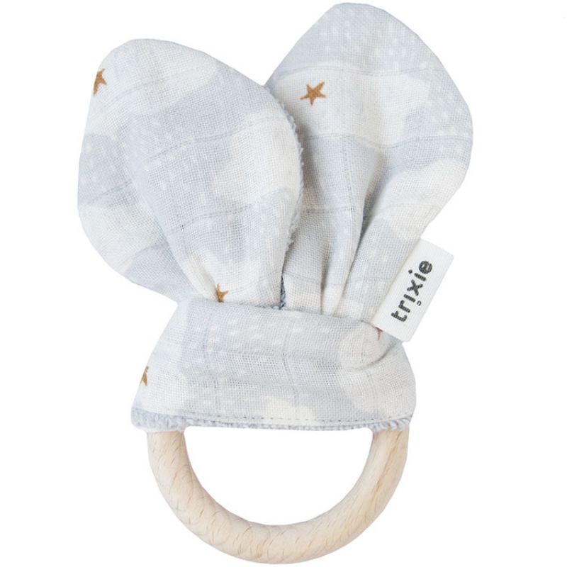 Anneau de dentition en bois gris Clouds Trixie