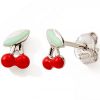 Boucles d'oreilles Cerises (argent) Baby bijoux Produit 1
