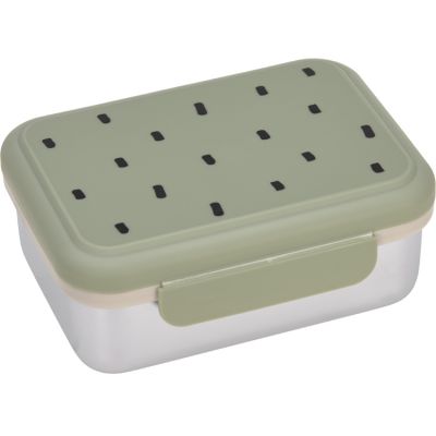 Lunch box Happy Prints olive