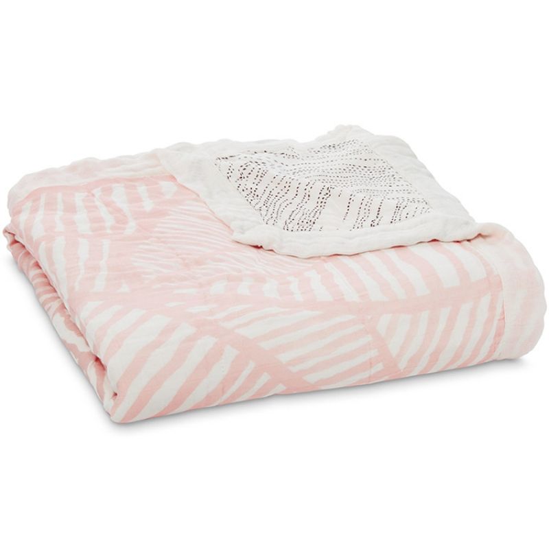 Couverture de rêve Dream Blanket Silky Soft Island Getaway (120 x 120 cm) aden + anais