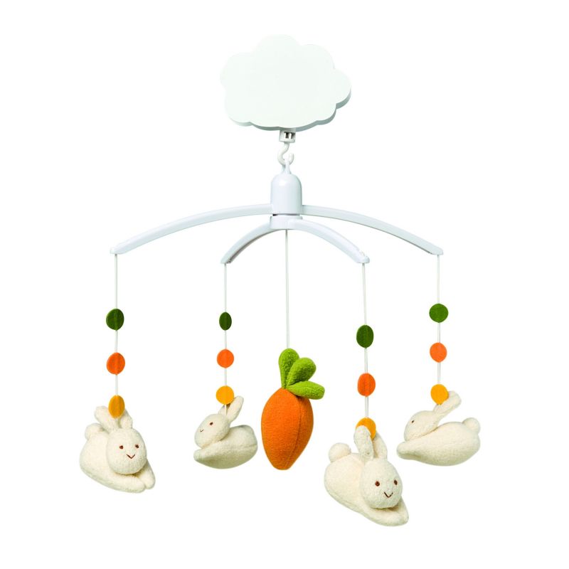 Mobile musical pastilles lapins Trousselier