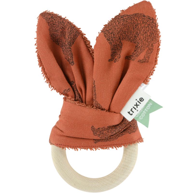 Anneau de dentition en bois Brave Bear Trixie