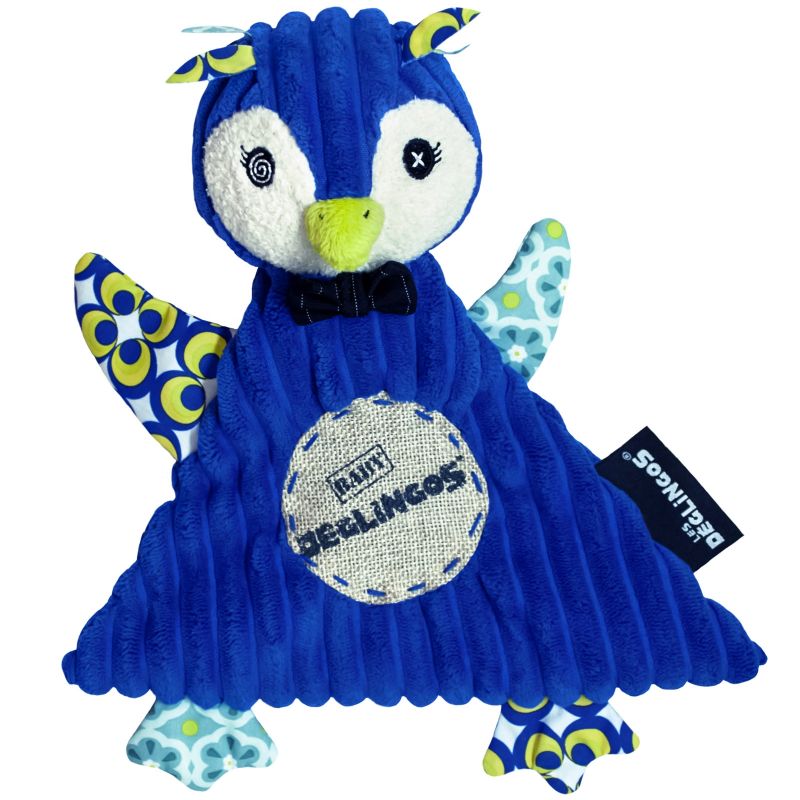 Doudou plat baby Frigos le Pingouin (25 cm) Les Déglingos