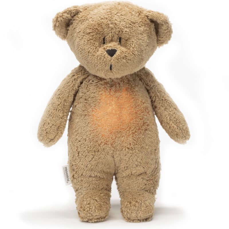 Peluche veilleuse Ours cappuccino - Reconditionné Moonie Produit 1
