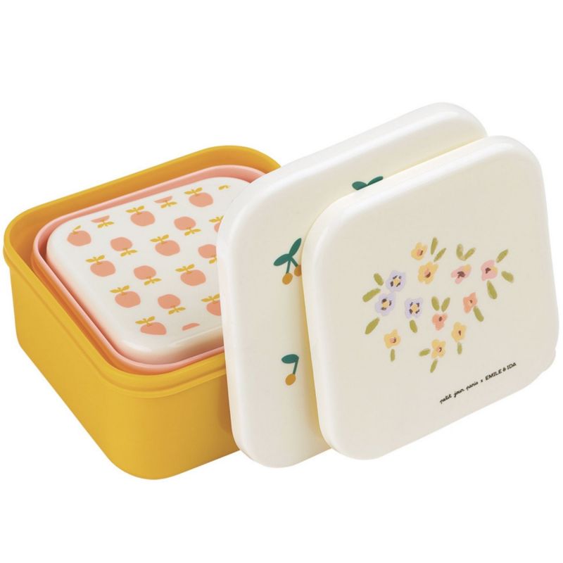 Lot de 3 boîtes à goûter Emile et Ida Petit Jour Paris Produit 3