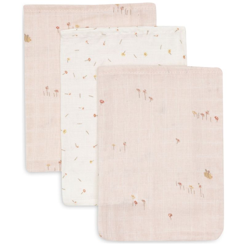 Lot de 3 gants de toilette Pretty Picnic Jollein Produit 1