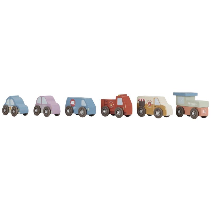 Blocs à empiler avec voitures Little Dutch Produit 6